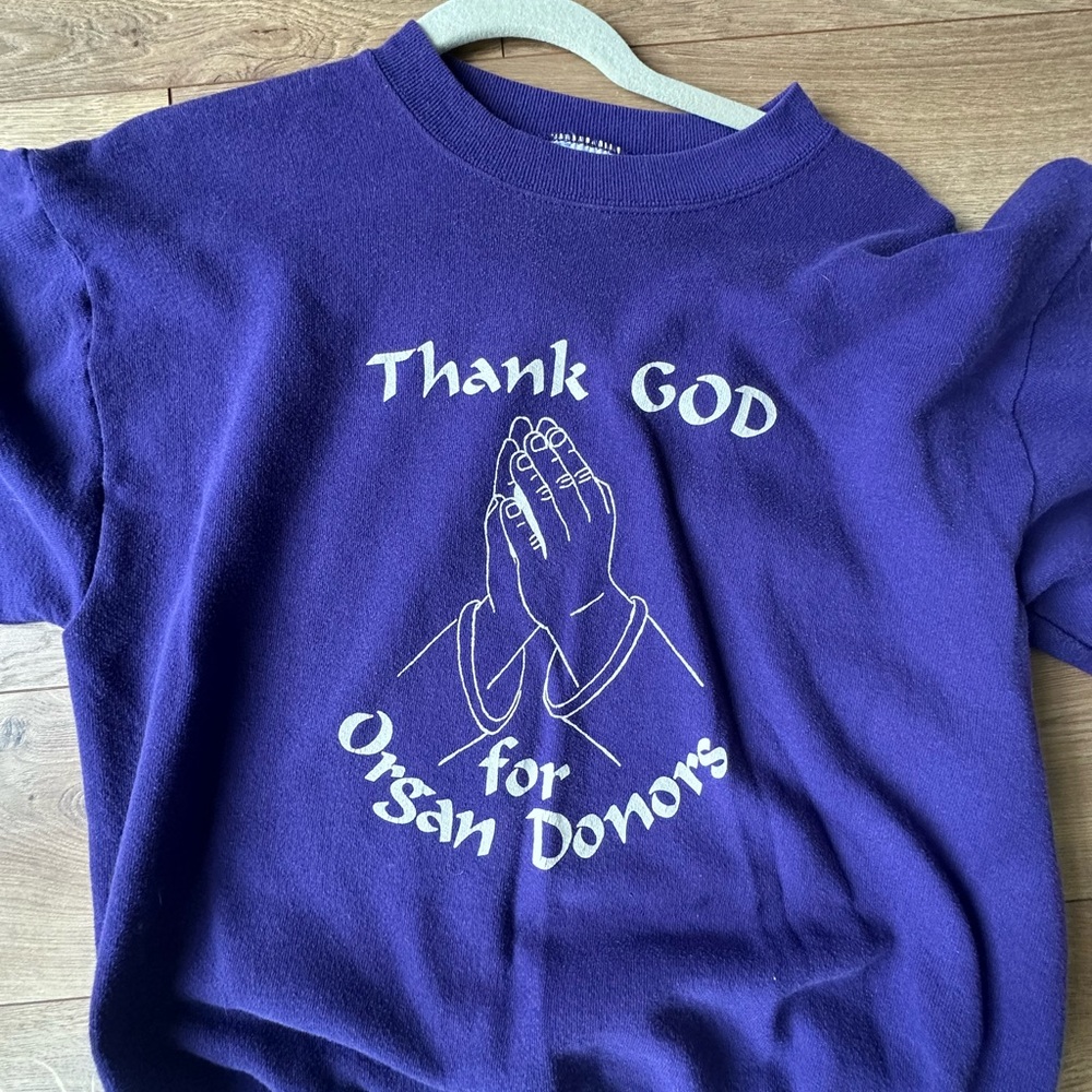 Purple Graphic Men's Sweater